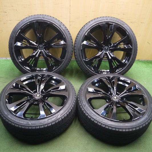 *送料無料*バリ溝!21年!9分★トヨタ 220系 クラウン 純正 MODELLISTA Wing Dancer X 225/40R19 スタッドレス ブリヂストン VRX3 モデリスタ PCD114.3/5H★4013106Hス