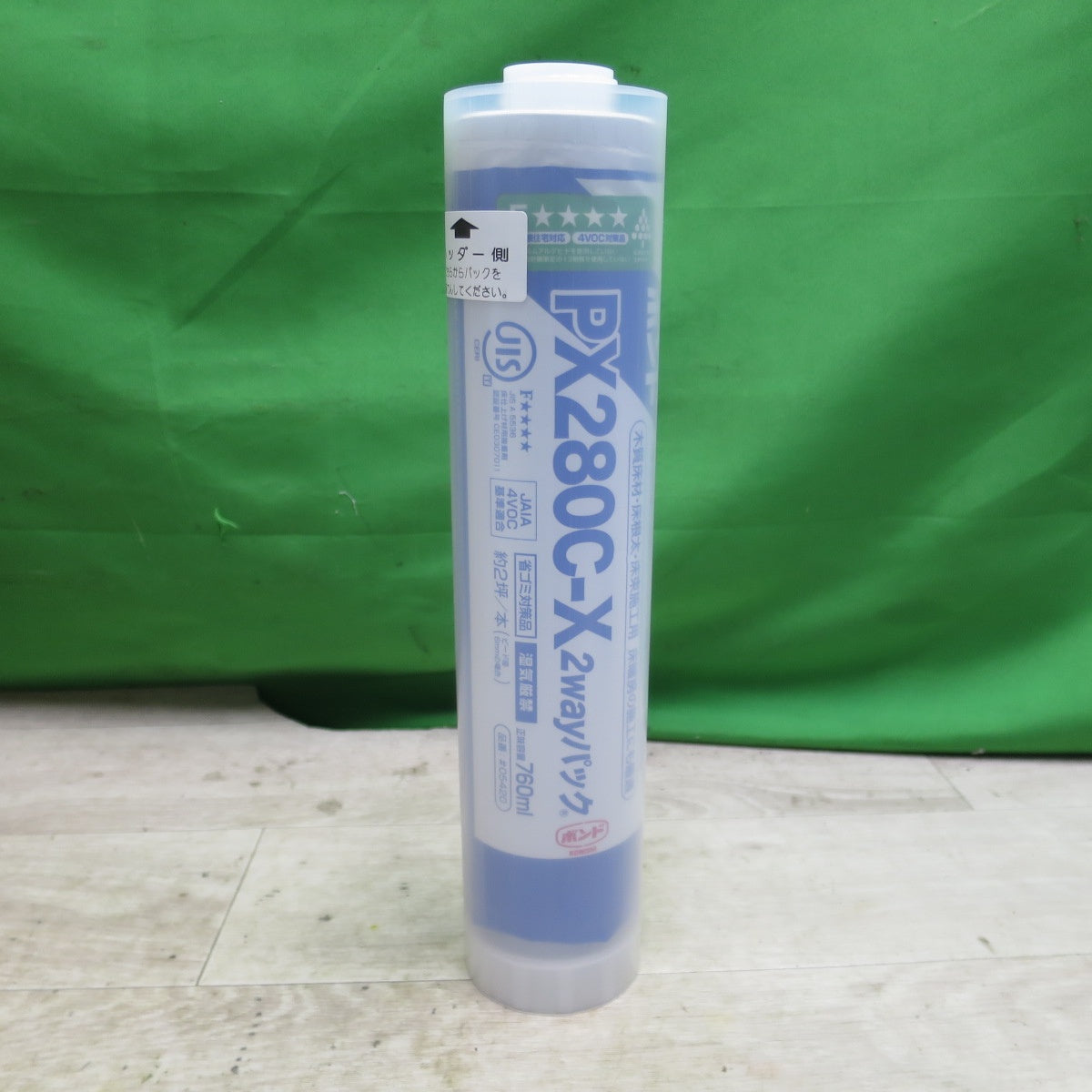 [送料無料] 未使用☆コニシ ボンド 木質 床材 床根太 床束施工 PX280C-X 2way パック 業務用 760ml × 12本 1箱 円錐ノズル 付き 2024年8月 製造☆