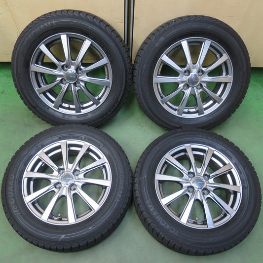 バリ溝！23年！キレイ！9分◎スタッドレス 185/65R15 ヨコハマ アイスガード iG52C GRASS グラス 15インチ PCD100/4H◎6100802イス