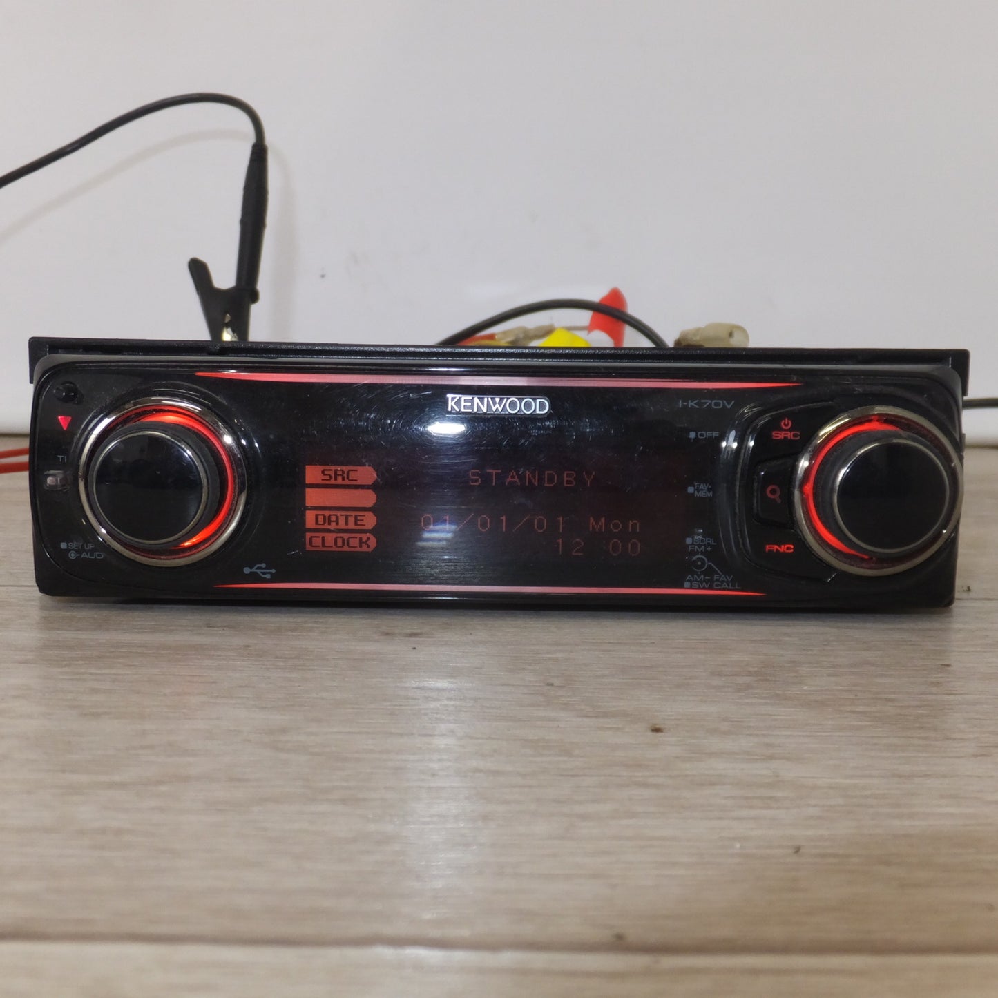 [送料無料] ★ケンウッド KENWOOD カーオーディオ 1DIN コンポ CD RECEIVER I-K70V[75]★