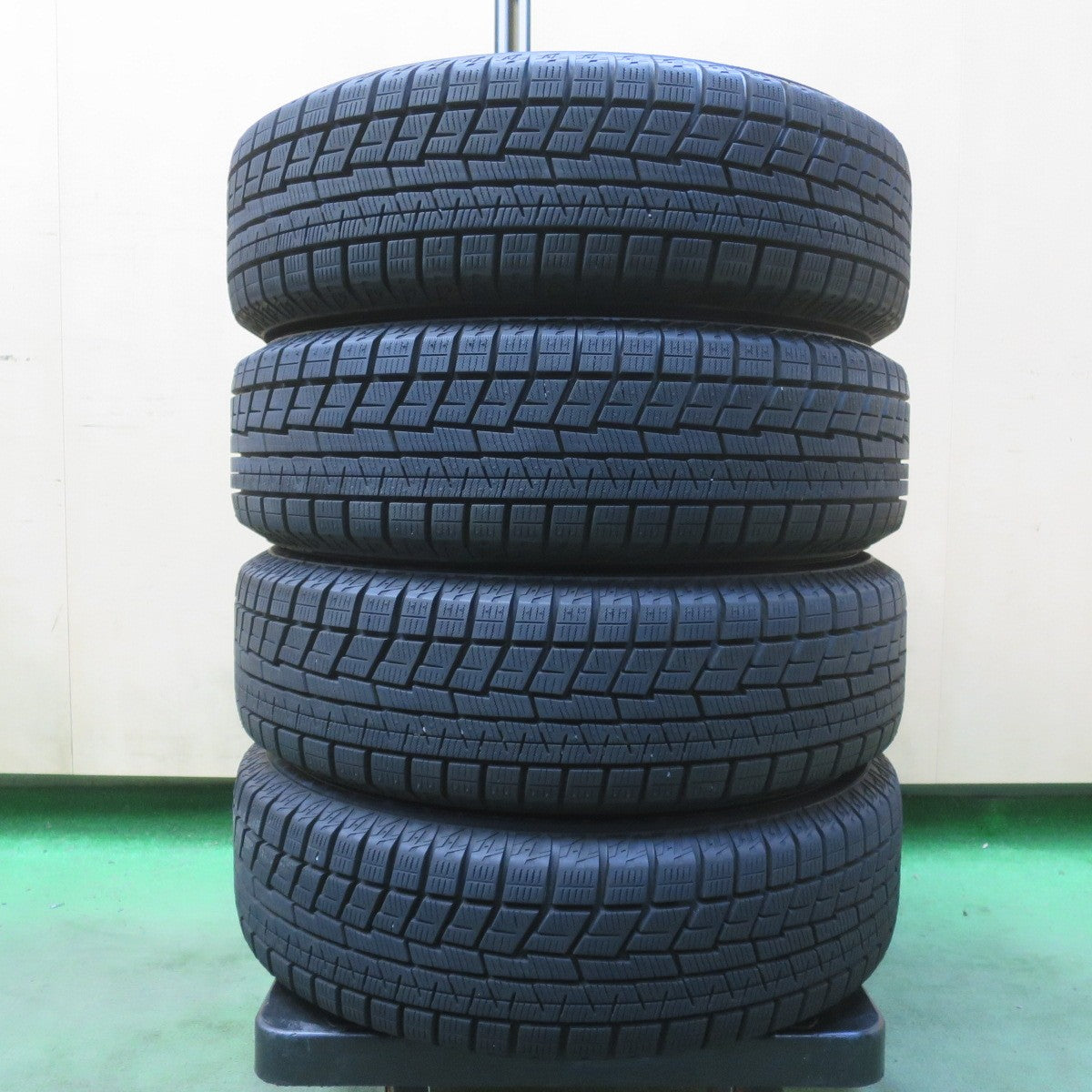 バリ溝！24年！ほぼ10分◎スタッドレス 165/65R14 ヨコハマ アイスガード iG60 SEIN ザイン 14インチ PCD100/4H◎6091102イス
