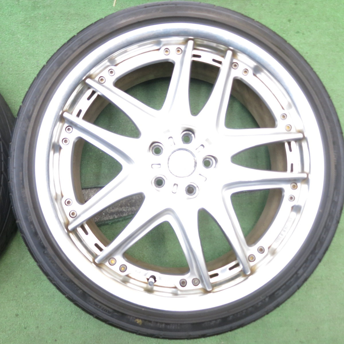 バリ溝！22年！9.5分◎プリウス 等 RAYS VOLK RACING GT-V 215/40R18 グッドイヤー イーグル LS2000 レイズ ボルク レーシング 18インチ PCD100/5H◎6080402AKノ