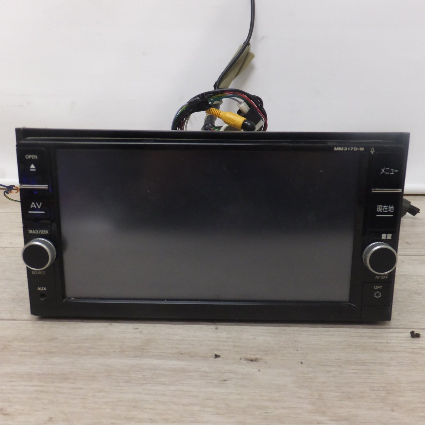 [送料無料] ★パナソニック製 日産 純正 オリジナルナビゲーション MM317D-W B8260-7992E-NP(92★