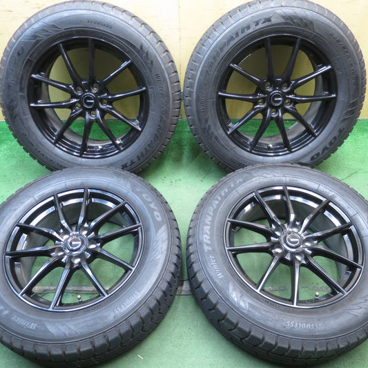 バリ溝！キレイ！9.5分★スタッドレス 225/65R17 トーヨー ウインター トランパス TX G.Speed Gスピード 17インチ PCD114.3/5H★5080601NJス