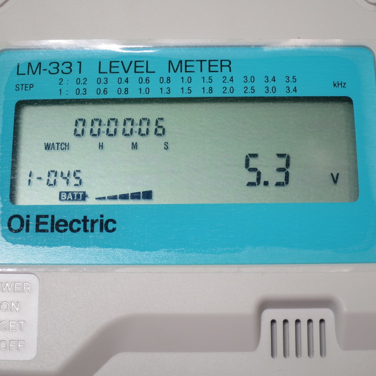 [送料無料] ほぼ未使用☆大井電気 多機能 レベル 測定器 LM-331 レベル メーター ハンディタイプ☆