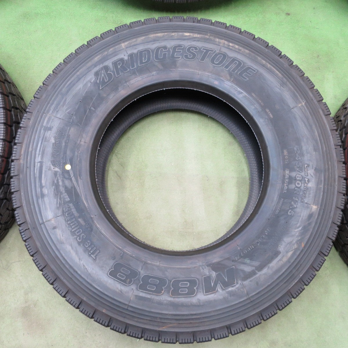 未使用！26年！6本◎トラック タイヤ 245/80R17.5 133/131J ブリヂストン M888 ミックス オールシーズン 17.5インチ◎6092501NGスタ