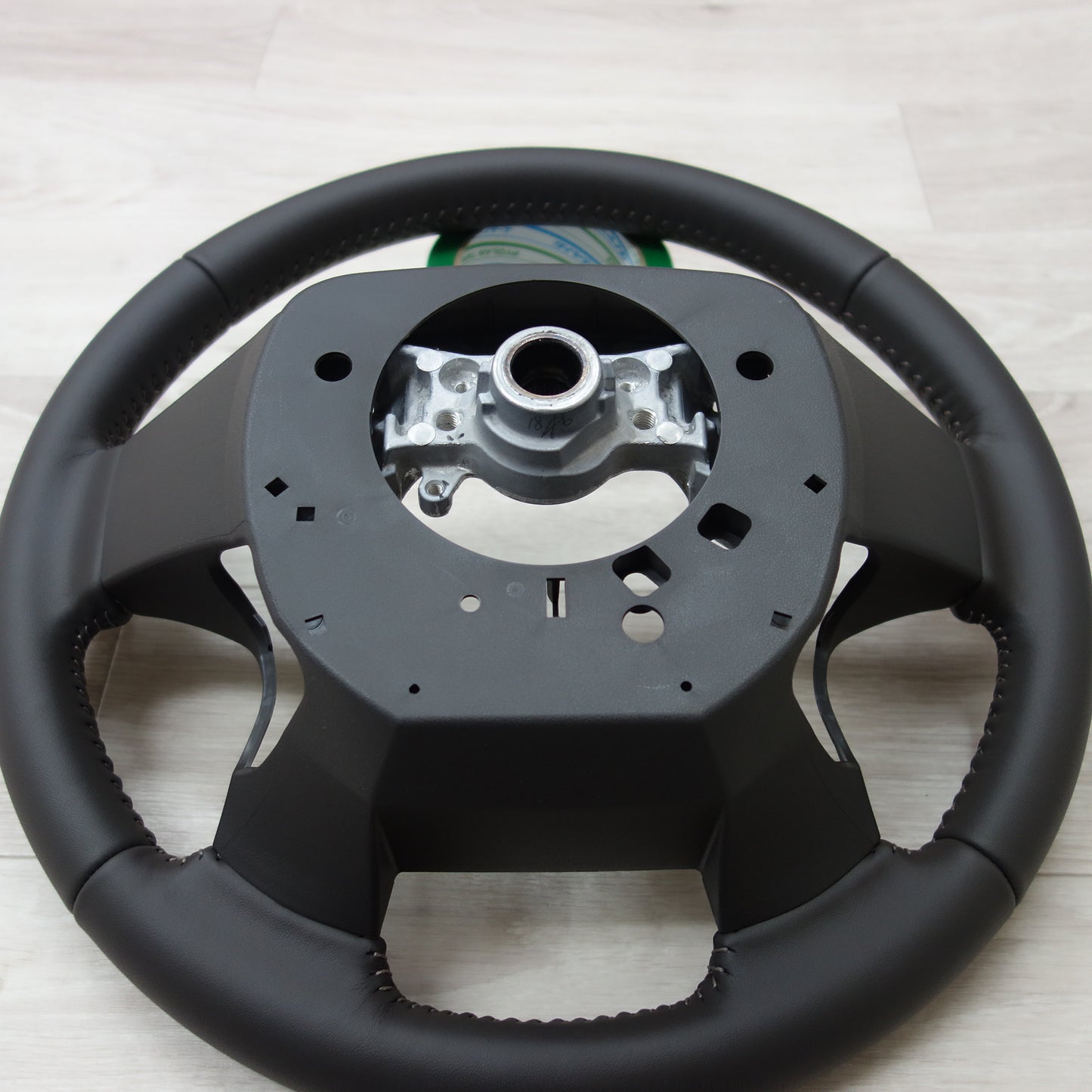 *送料無料*新車外し☆トヨタ 150系 後期 ランドクルーザー プラド 純正 革 ステアリング ニュートラルベージュ TX-L GS120-06730☆
