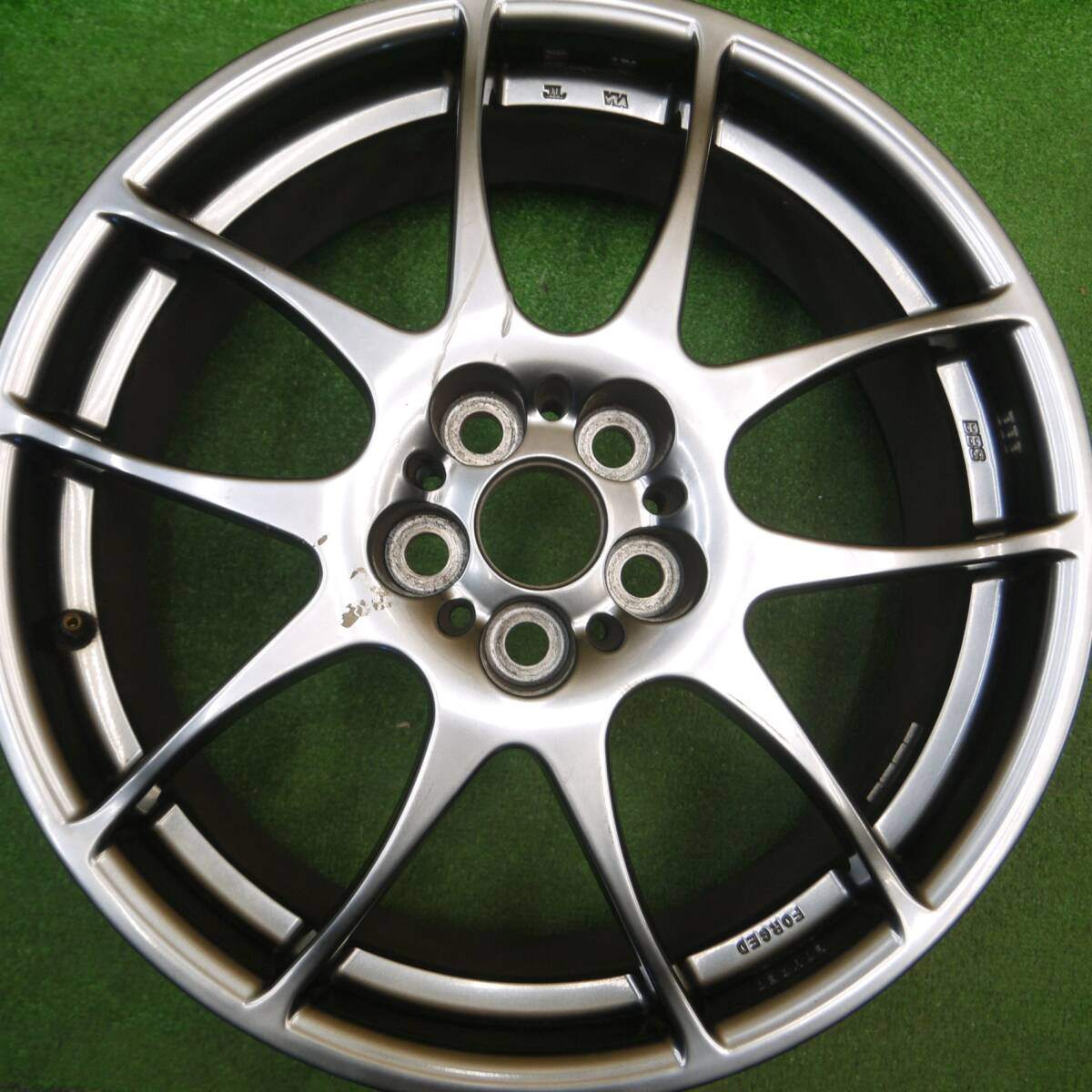 希少レア1本★トヨタ ヴィッツ GRMN ターボ 純正 BBS 製 鍛造 ホイール 17インチ 200台限定生産車 17×7J PCD100/5H★5011404Hホ