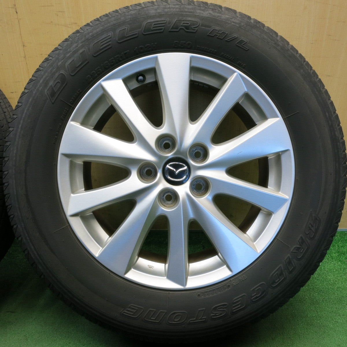 キレイ◎マツダ CX-5 純正 225/65R17 ブリヂストン デューラー H/L 850 ヨコハマ ジオランダー SUV 17インチ CX5 PCD114.3/5H◎6081606HAノ