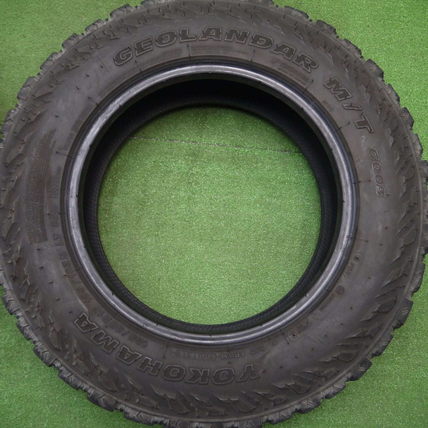 [送料無料] 4本価格★185/85R16 105/103N ヨコハマ ジオランダー M/T G003 タイヤ 16インチ ジムニー パジェロミニ 等 オフロード★5010605Hノタ