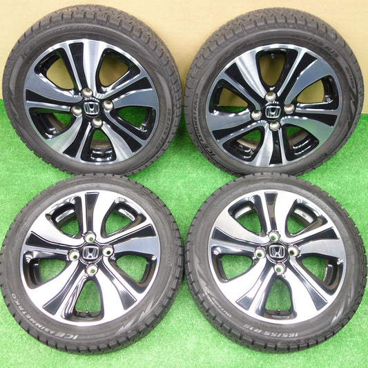 4本価格★ホンダ JG1 N-ONE 純正 165/55R15 スタッドレス ピレリ アイスアシンメトリコ Nワン 15インチ PCD100/4H★5112101KTス