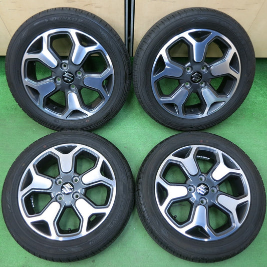 *送料無料* バリ溝！23年！キレイ！ほぼ10分★スズキ ハスラー 純正 165/60R15 ダンロップ エナセーブ EC300+ 15インチ PCD100/4H★4050311イノ