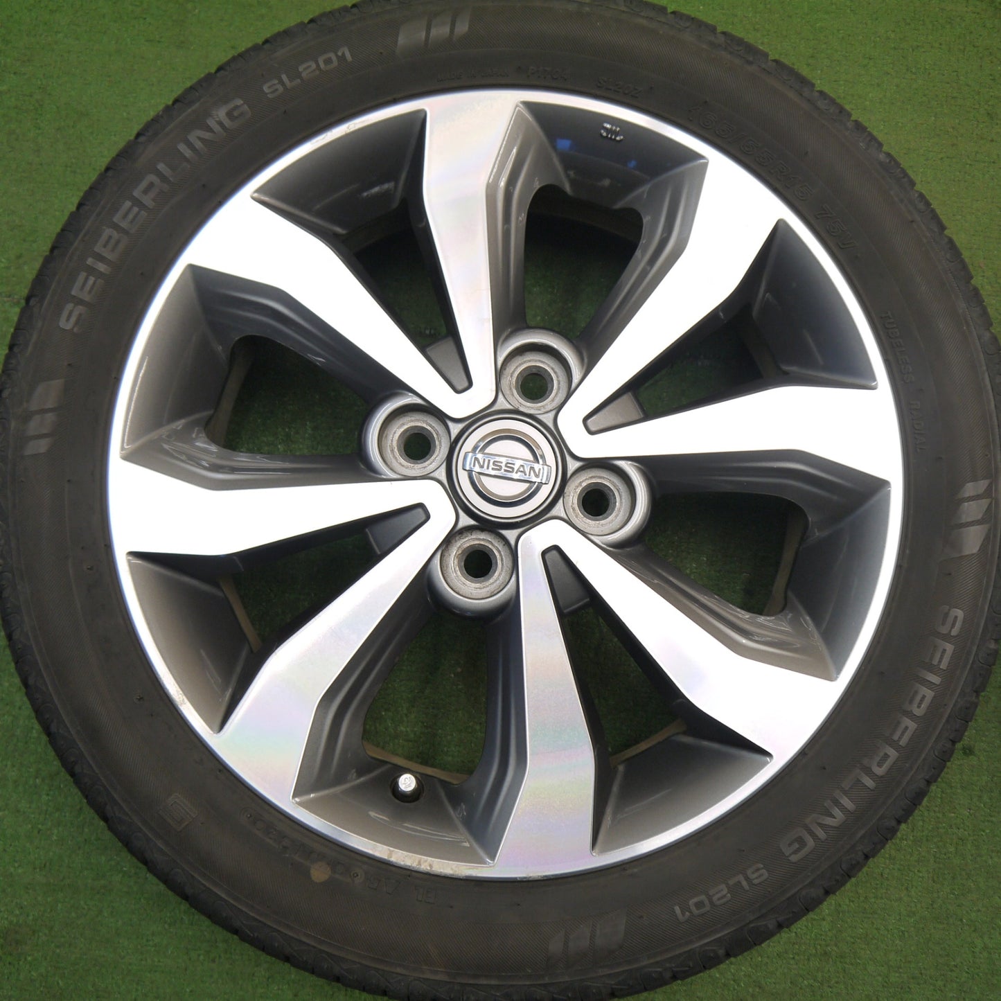 4本価格★日産 デイズ 純正 165/55R15 セイバーリング SL201 15インチ PCD100/4H★5050702Hノ