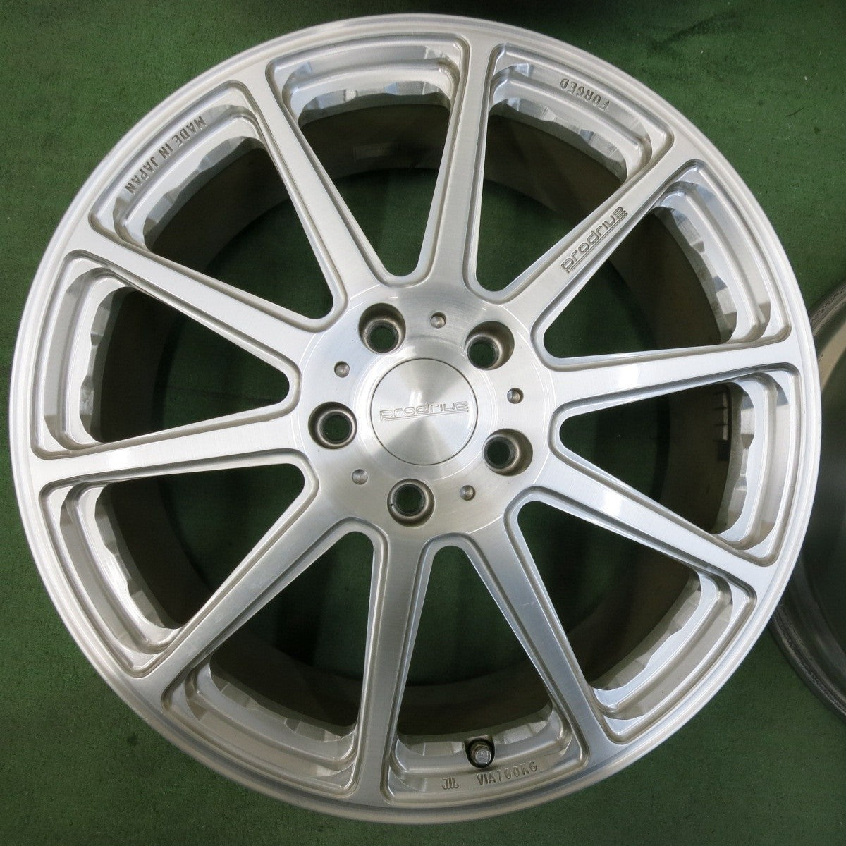 空気圧センサー付 綺麗★Prodrive GC-0100 鍛造 18インチ 18×7.5J プロドライブ 114.3/5H★5021013SYホ