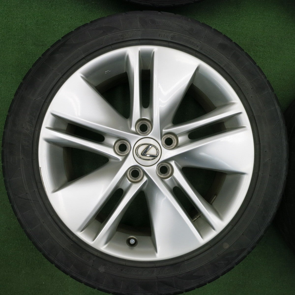 [送料無料] 4本価格★レクサス HS 純正 215/55R17 ダンロップ エナセーブ RV504 17インチ PCD114.3/5H★5012309TNノ