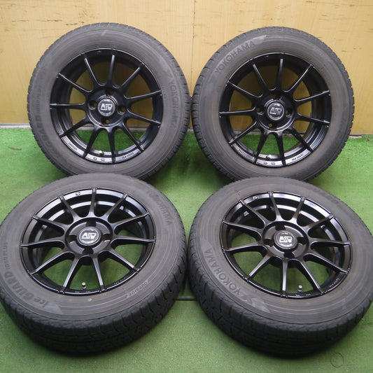 *送料無料* キレイ★シトロエン プジョー等 MSW O・Z 185/65R15 スタッドレス ヨコハマ アイスガード iG50 プラス OZ PCD108/4H★4071202Hス