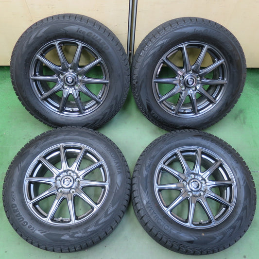 バリ溝！23年！キレイ！ほぼ10分★スタッドレス 225/65R17 ヨコハマ アイスガード G075 ESTROSA エステローザ 17インチ PCD114.3/5H★6040801イス