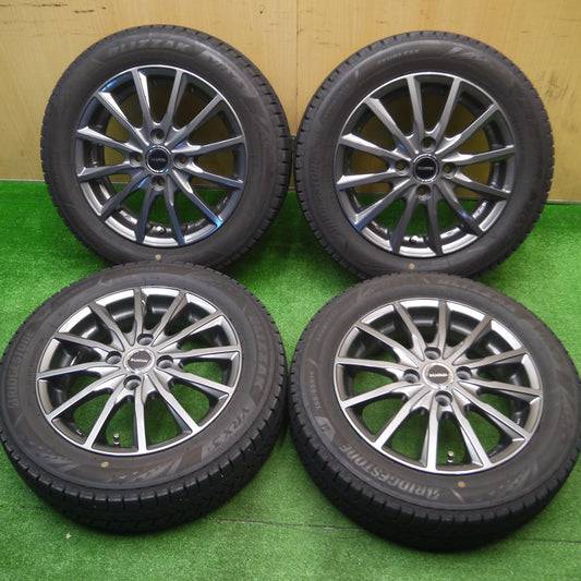 [送料無料] バリ溝！23年！キレイ！ほぼ10分★スタッドレス 155/65R14 ブリヂストン ブリザック VRX3 BALMINUM バルミナ 14インチ PCD100/4H★4092003Hス