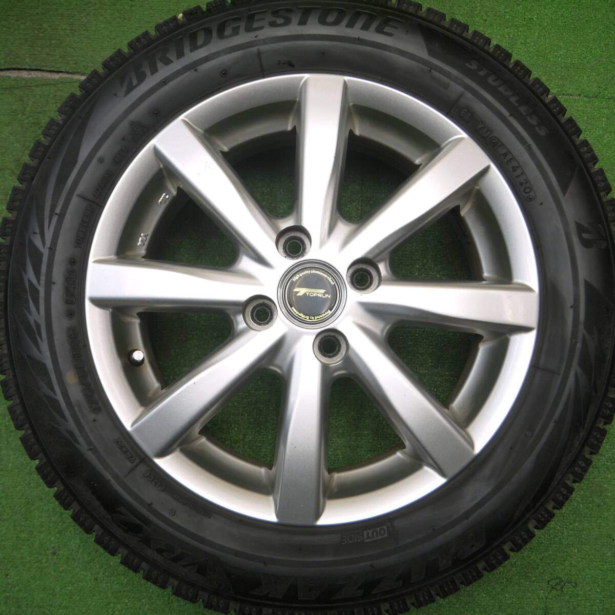 キレイ！20年★スタッドレス 175/65R15 ブリヂストン ブリザック VRX2 TOPRUN トップラン 15インチ PCD100/4H★4121309Hス