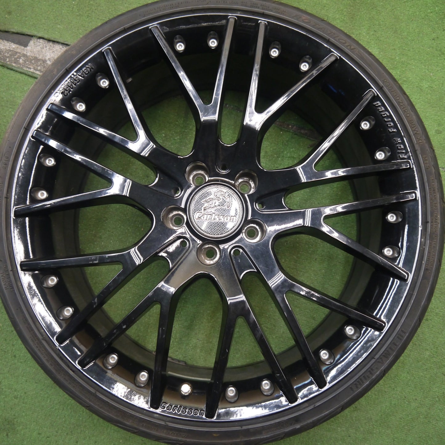 バリ溝！9.5分★Carlsson RSF 235/30R20 デルマックス ULTIMA SPORT 20インチ カールソン PCD114.3/5H★5071101Hノ