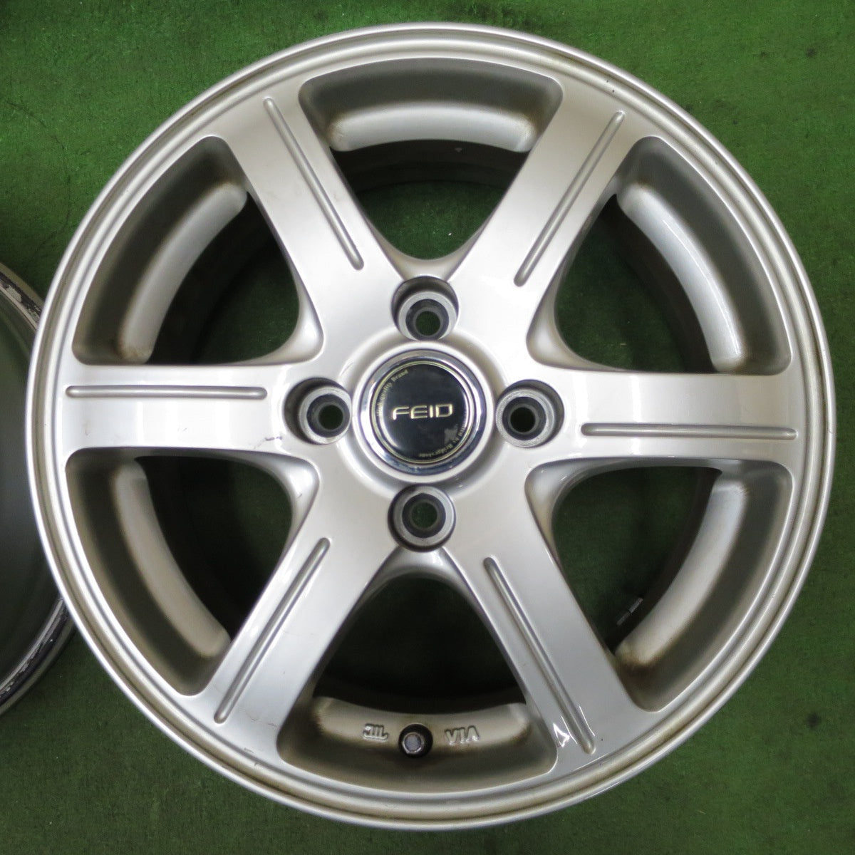 4本価格★FEID フェイド 14インチ ホイール 14×5.5J PCD100/4H★6042703NGホ