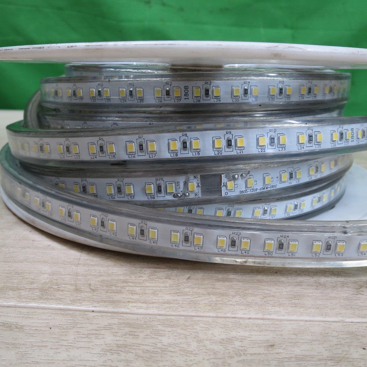 ☆日動 工業 LED コネクト ライン LECN-W-R10L 10m 白 屋外用 100V 用 電源 コード LECN-ADI 帯状 照明☆