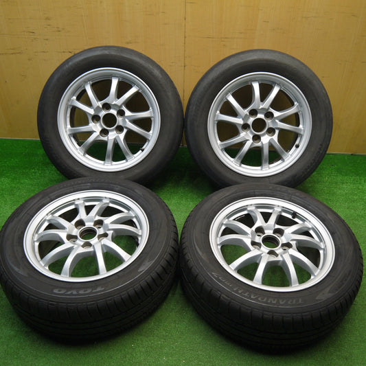 バリ溝！9.5分★トヨタ プリウス α 純正 205/60R16 ブリヂストン ネクストリー エコピア トーヨー トランパス MPZ 16インチ PCD114.3/5H★5110505Hノ