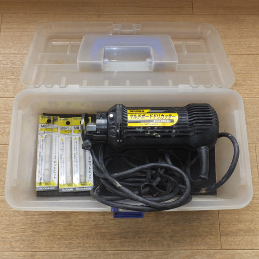 [送料無料] ★ジェフコム DENSAN マルチボードドリカッター ＃2310 MBD-200　AC100V 50/60Hz　IRIS MINI4CASE YN-350　セット★