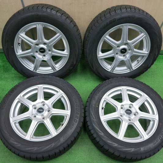 バリ溝！21年！キレイ！9.5分★スタッドレス 205/60R16 ヨコハマ アイスガード iG70 TOPRUN トップラン 16インチ PCD114.3/5H★4110902NJス