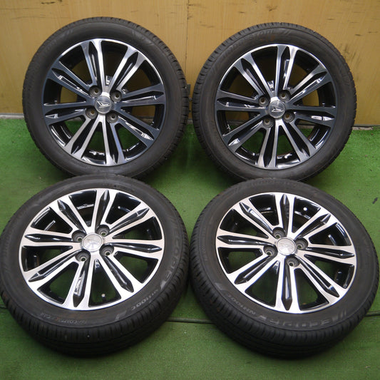 *送料無料* バリ溝！9分★ダイハツ タント 純正 165/55R15 ブリヂストン エコピア NH100C 15インチ PCD100/4H★4060401Hノ