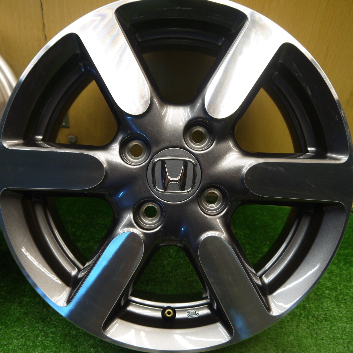 新車外し！付属品付き★ホンダ N-ONE 純正 ENKEI 製 ホイール 14インチ 14×4.5J Nワン N-ワン エンケイ PCD100/4H★5111403Hホ