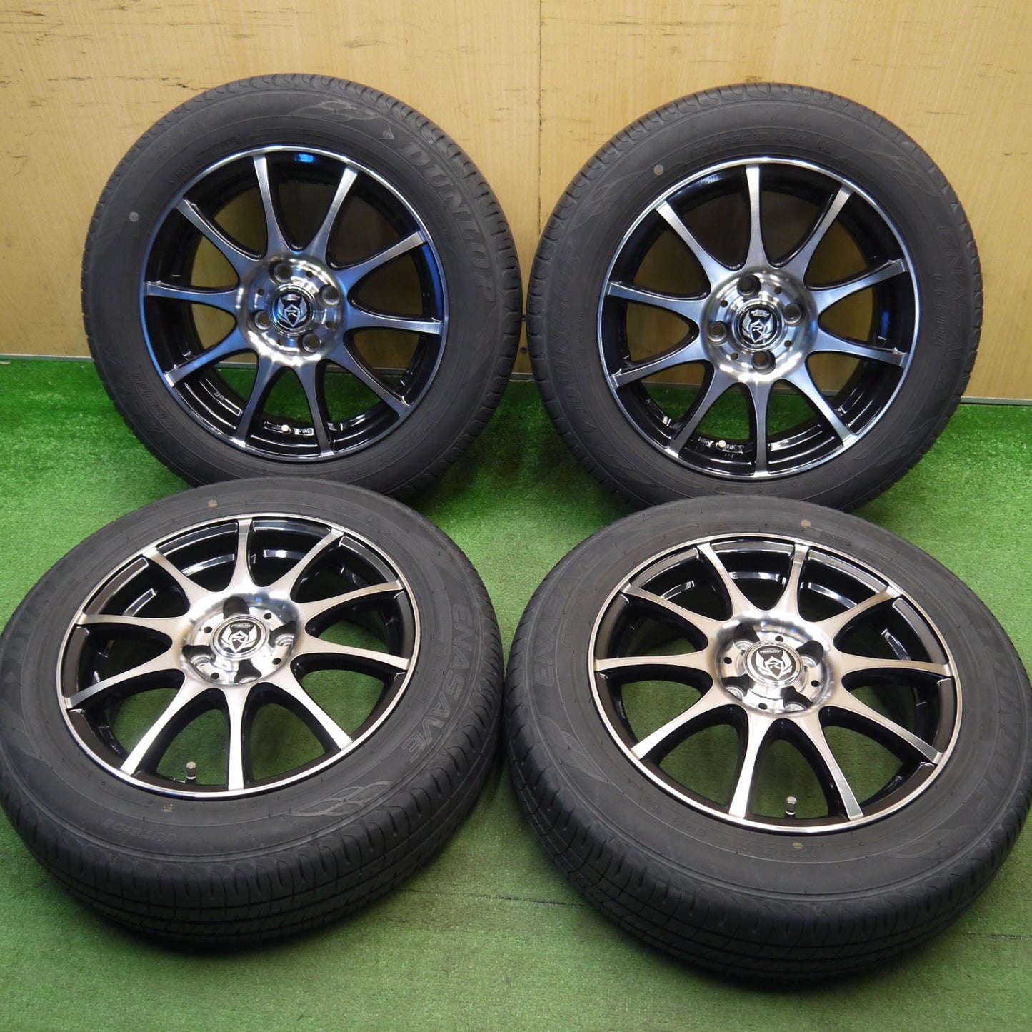 バリ溝！キレイ！9分★175/65R15 ダンロップ エナセーブ EC204 RiZLEY ライツレー 15インチ PCD100/4H★6040313Hノ