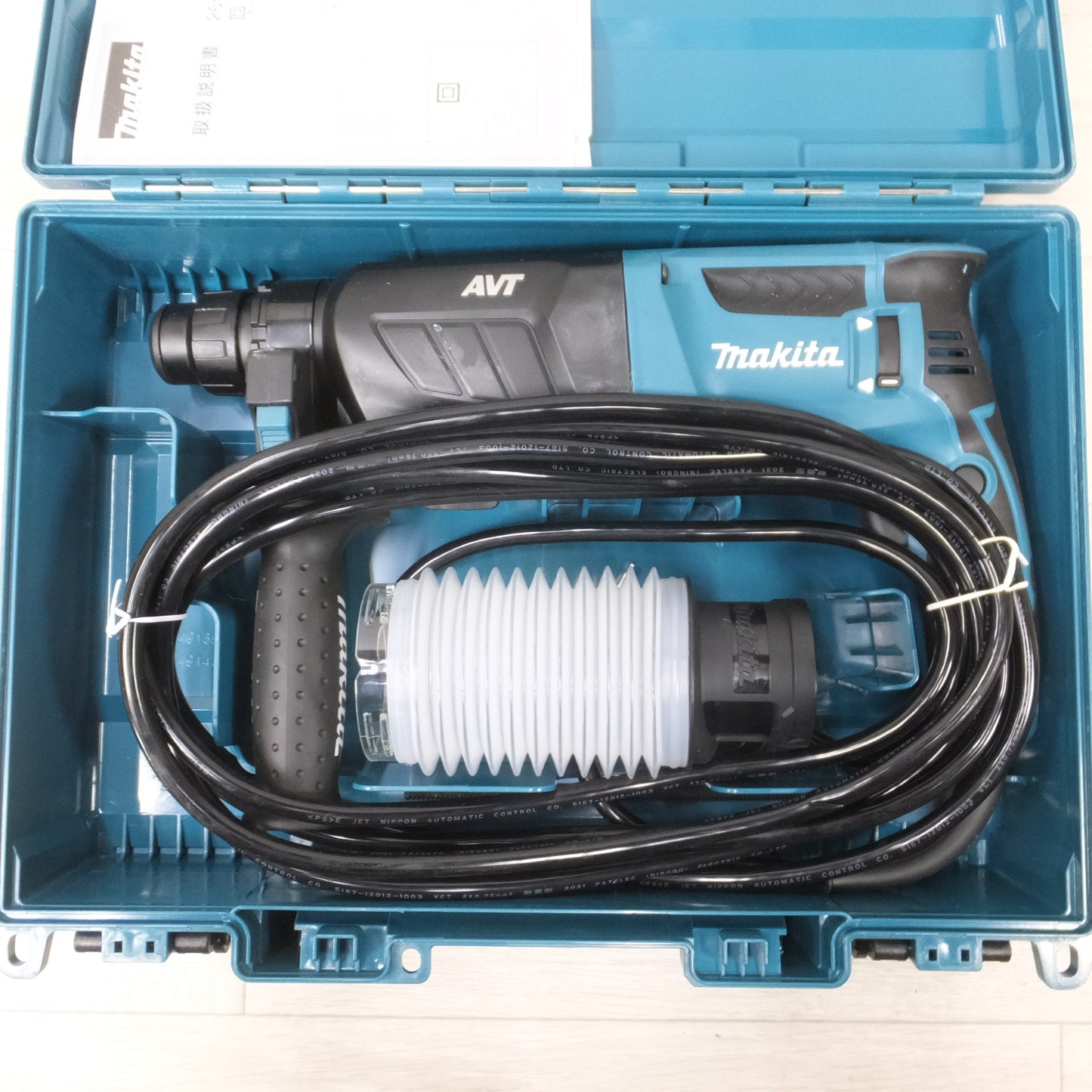 [送料無料] 美品◆マキタ 26mm 電動 ハンマ ドリル HR2631F 100V ケース付き ハンマードリル  穴あけ 電動 工具◆