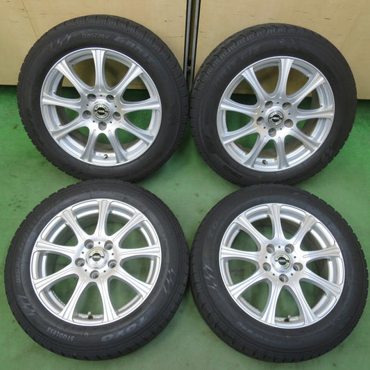 バリ溝！キレイ！8.5分★スタッドレス 195/60R16 トーヨー オブザーブ ガリット GIZ AXEL アクセル 16インチ PCD114.3/5H★6030505イス