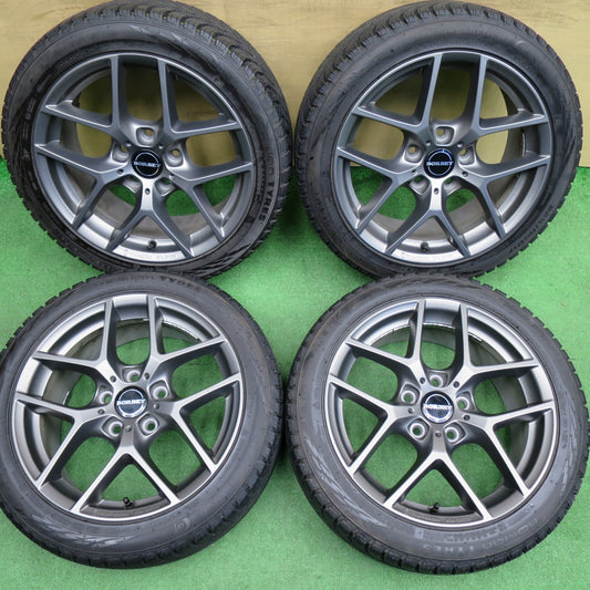 バリ溝！キレイ！9.5分★BMW 等 BORBET TYPE Y 225/45R17 スタッドレス ノキアン タイヤ ハッカペリッタ R3 ボルベット タイプY 17インチ PCD120/5H★6030902NKス