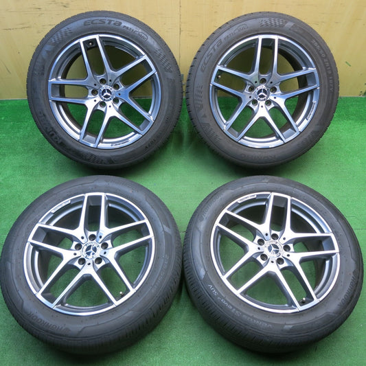 [送料無料] バリ溝！24年！8.5分★ベンツ GLC X253 純正 AMG 235/55R19 255/50R19 ハンコック ベンタス S1 evo3 SUV クムホ エクスタ PS71 SUV 19インチ PCD112/5H★5031603TNノ