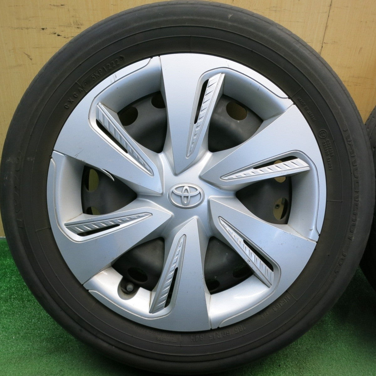 4本価格◎トヨタ 170系 シエンタ 純正 スチール 185/60R15 トーヨー ナノエナジー J63 15インチ PCD100/5H◎6052802HAノ