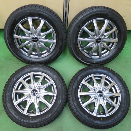 バリ溝！21年！キレイ！ほぼ10分★スタッドレス 155/65R13 ヨコハマ アイスガード iG60 EuroSpeed MANARAY SPORT ユーロスピード 13インチ PCD100/4H★5032710イス