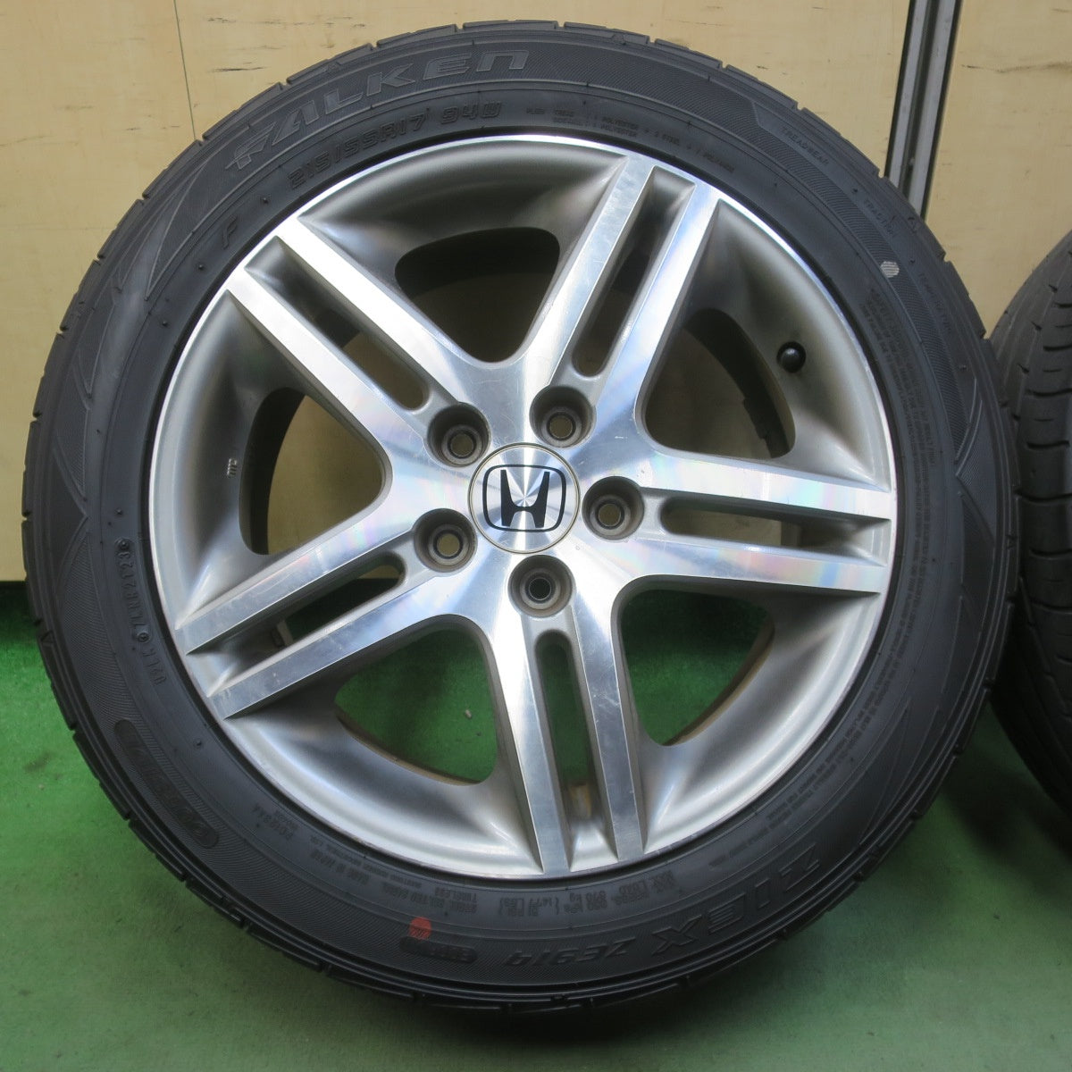 4本価格！23年★ホンダ RC オデッセイ アブソルート 純正 215/55R17 ファルケン ジークス ZE914 17インチ PCD114.3/5H★6051908イノ