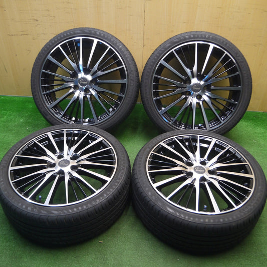 [送料無料] バリ溝！9分★225/40R19 レーダー Dimax R8+ Verthandi ヴェルサンディ ヴェルザンディ 19インチ PCD114.3/5H★5013102Hノ