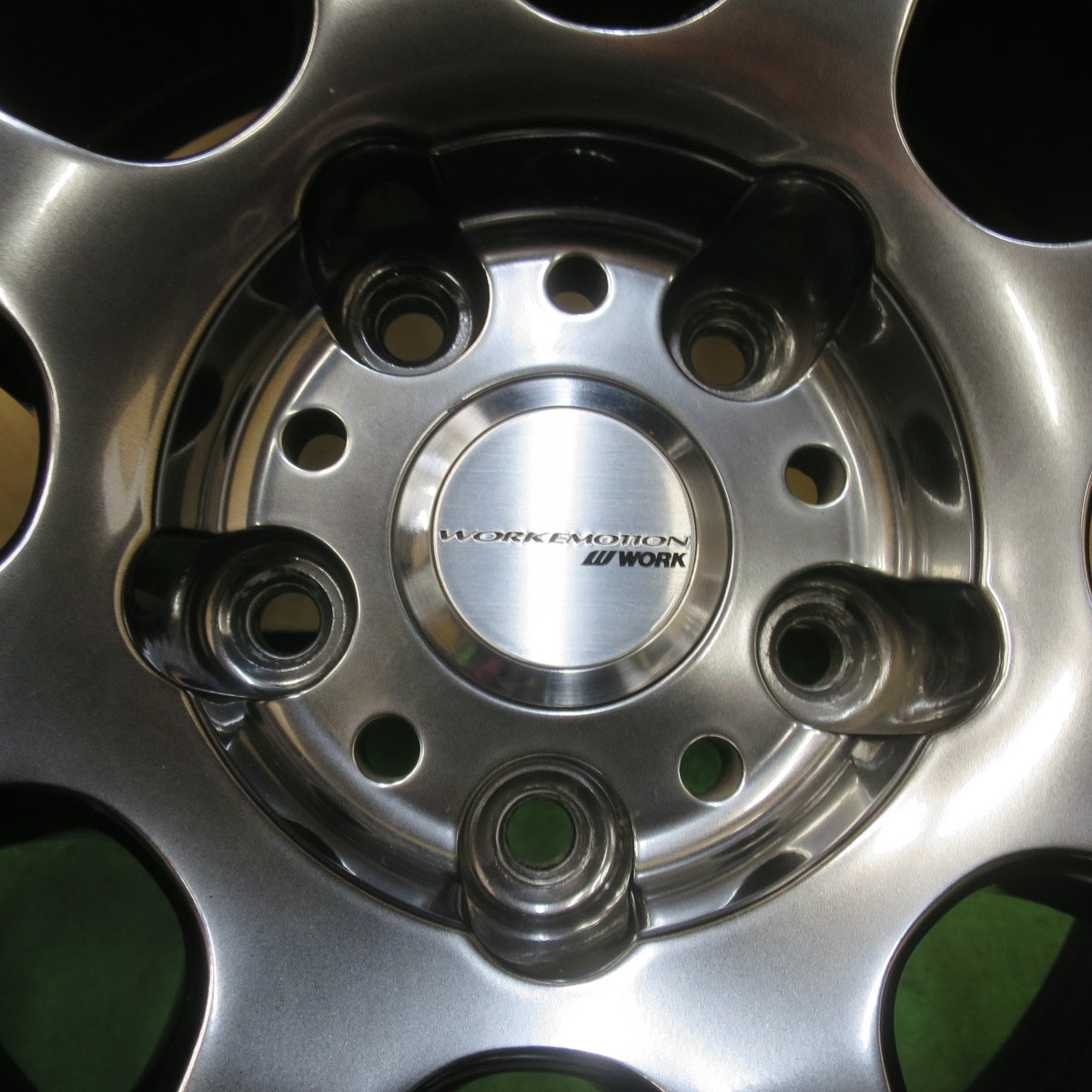 センサー付！バリ溝！23年！キレイ！9.5分★WORK EMOTION EMT-M8R 225/45R18 ブリヂストン レグノ GR-X3 ワーク エモーション 18インチ PCD114.3/5H★6011301イノ