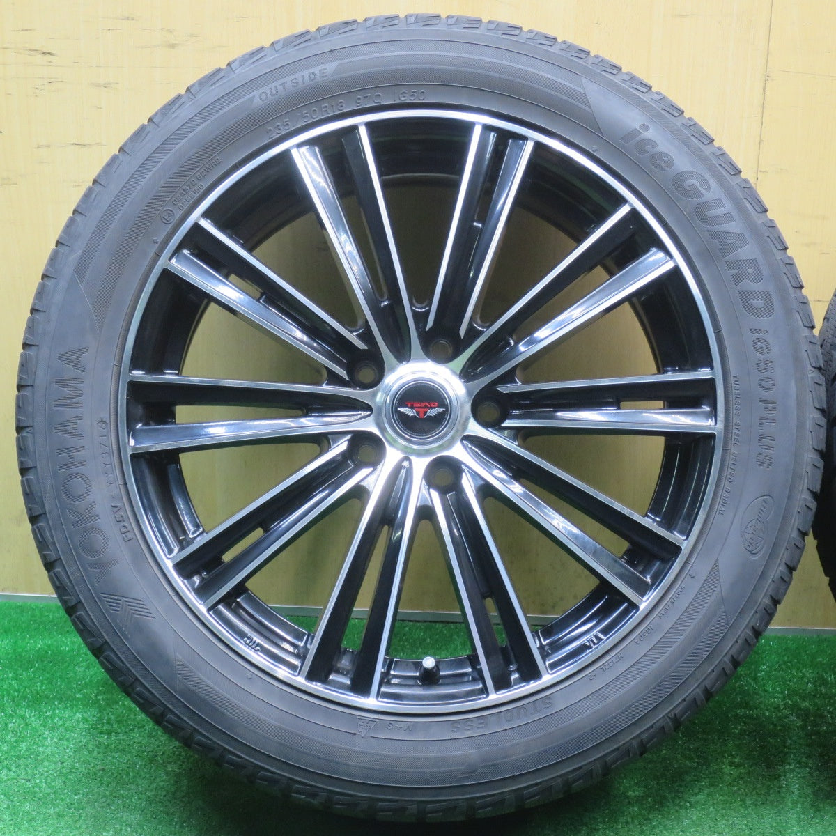 4本価格★スタッドレス 235/50R18 ヨコハマ アイスガード iG50 プラス TEAD テッド 18インチ PCD114.3/5H★5111103NJス