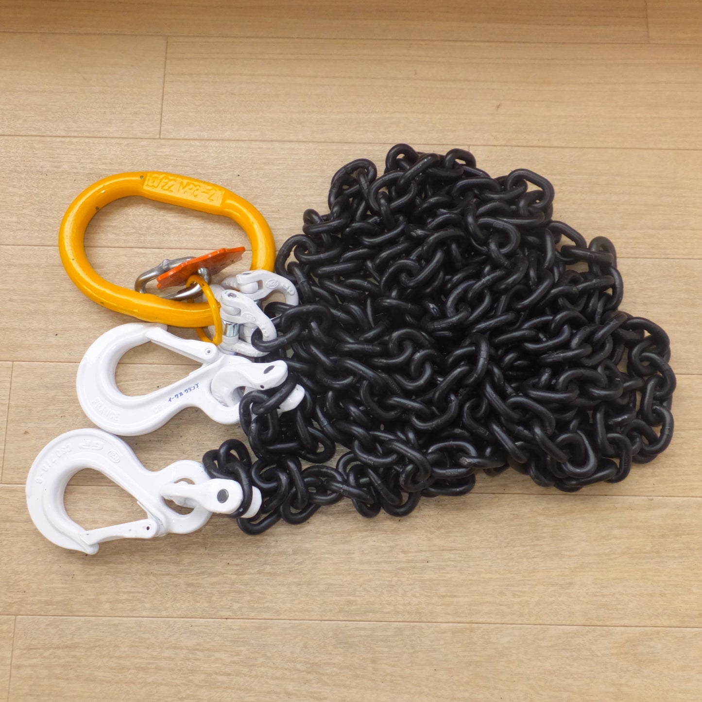 [送料無料] 未使用★イーグルクランプ EAGLE CLAMP スリングフック付チェーン SSHE型 SSHE-D-2.0(3.0M)★