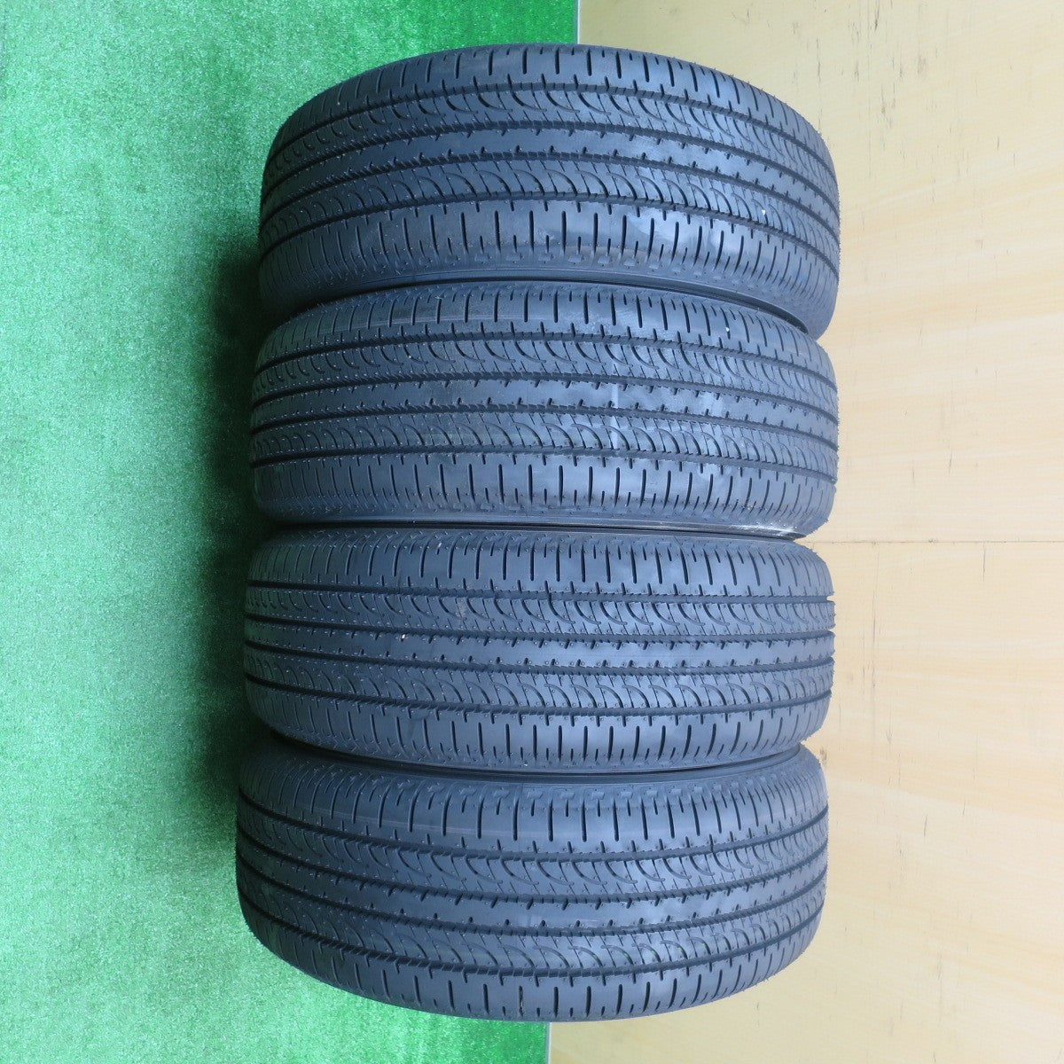 新車外し！25年★三菱 デリカ D:5 純正 225/55R18 ヨコハマ ジオランダー SUV G055 G055E 18インチ D5 PCD114.3/5H★5102205NJノ