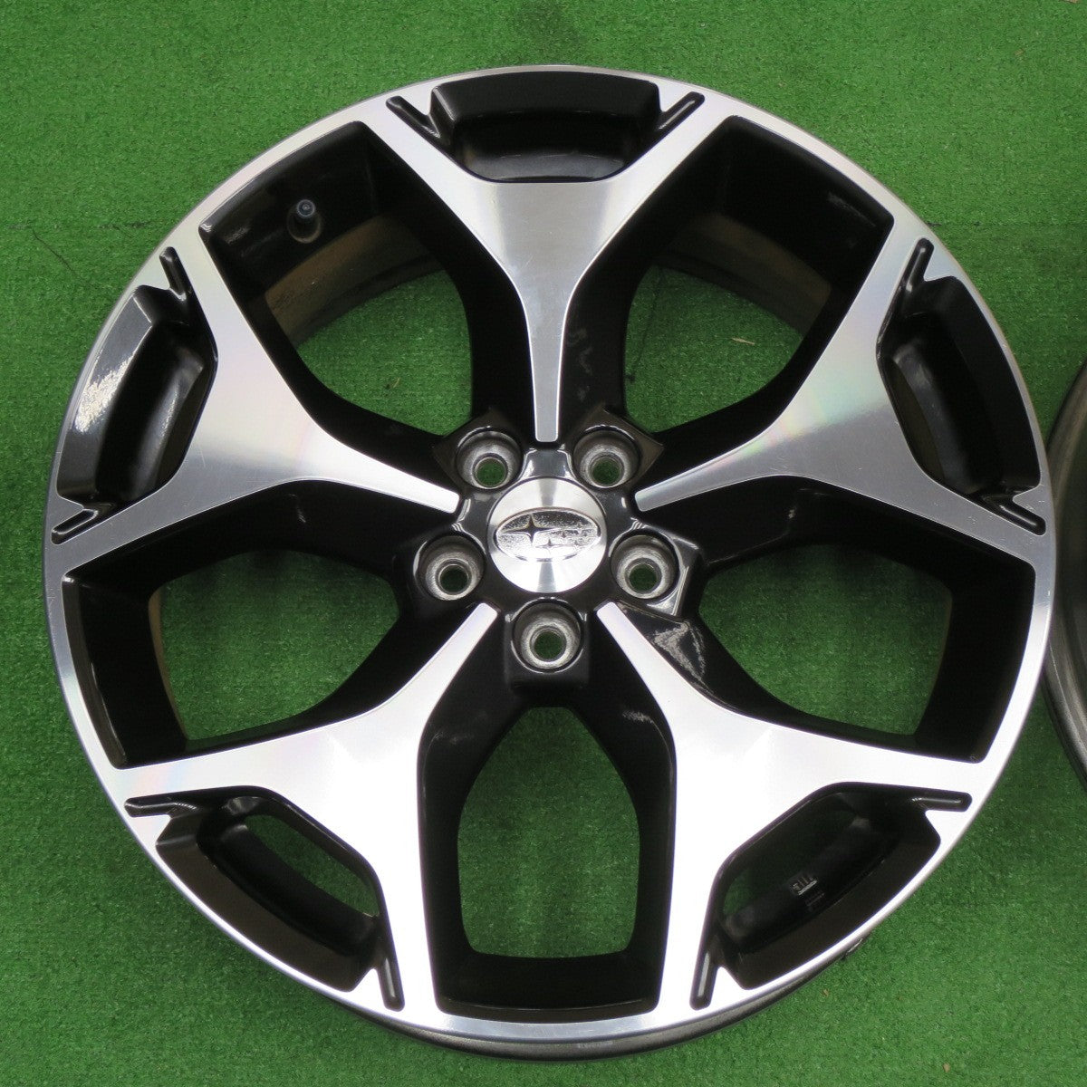 キレイ☆スバル SJ フォレスター 純正 ホイール 18インチ 18×7J PCD100