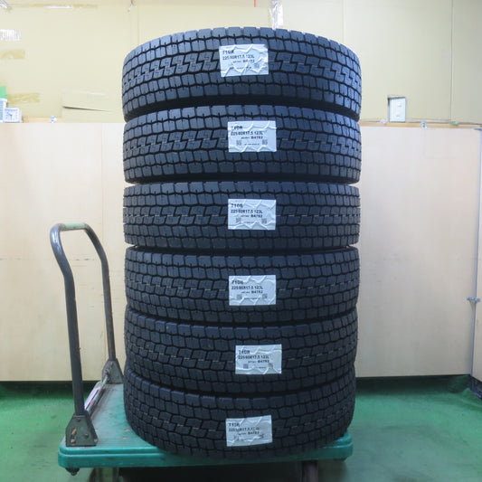 未使用！26年！6本★トラック バス タイヤ 225/80R17.5 123/122L ヨコハマ 710R ミックス オールシーズン 17.5インチ★6040602イスタ