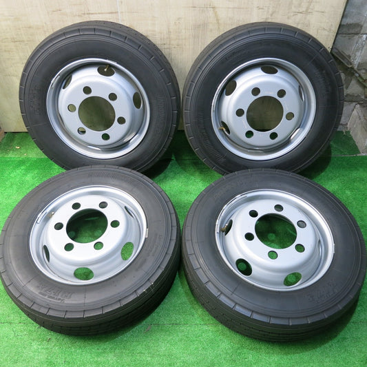 新車外し！22年★日野 デュトロ 純正 スチール MAXION23 215/70R17.5 123/121J ブリヂストン R173 17.5インチ PCD222.25/6H★5050201HAノ