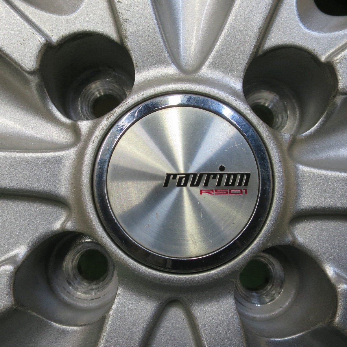 バリ溝！9.5分以上◎スタッドレス 165/65R14 グッドイヤー アイスナビ6 ravrion RS01 ラブリオン 14インチ PCD100/4H◎6100910イス