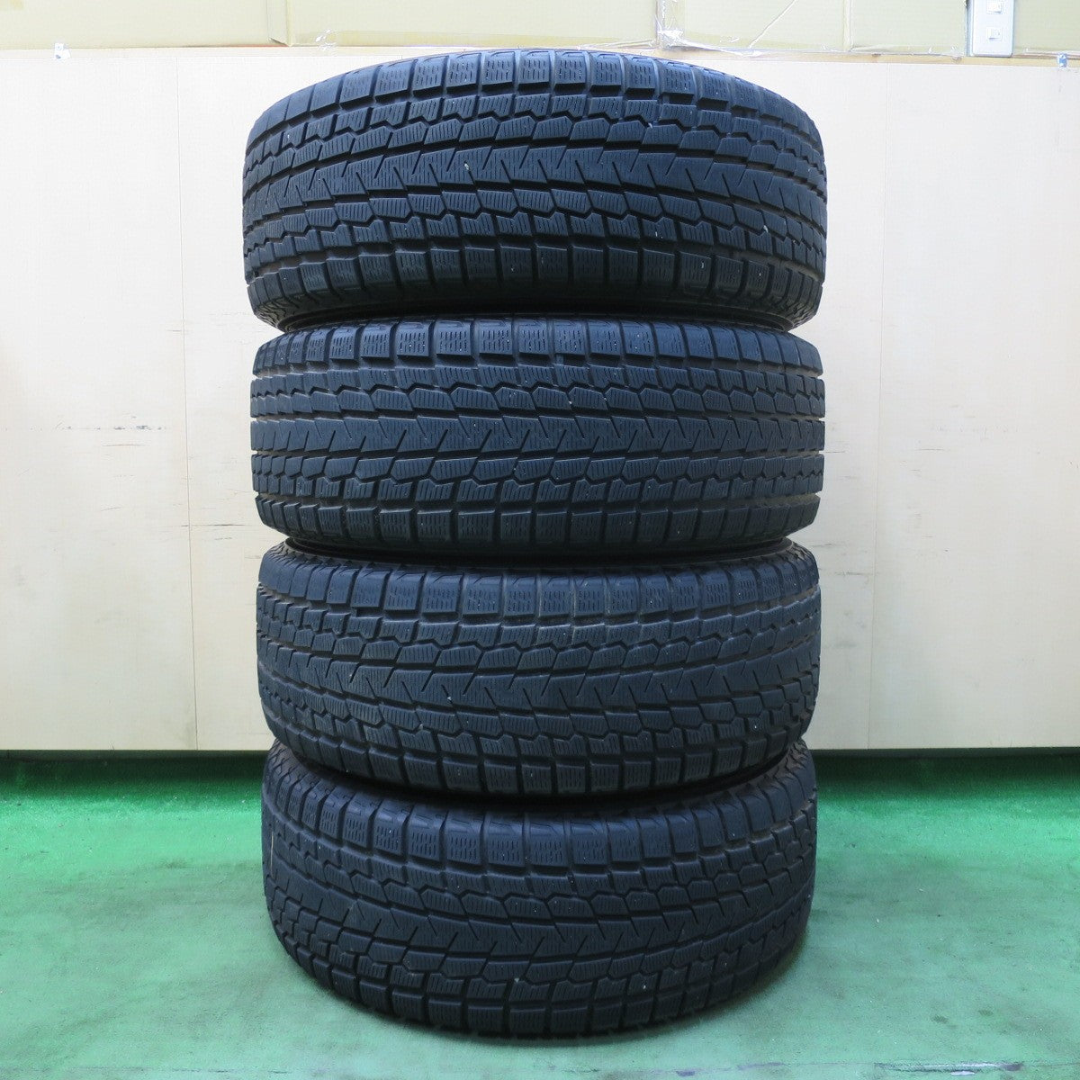 [送料無料] バリ溝！キレイ！9分★トヨタ 150系 ランクル プラド 純正 265/65R17 スタッドレス ヨコハマ アイスガード G075 17インチ PCD139.7/6H★5022302IMス