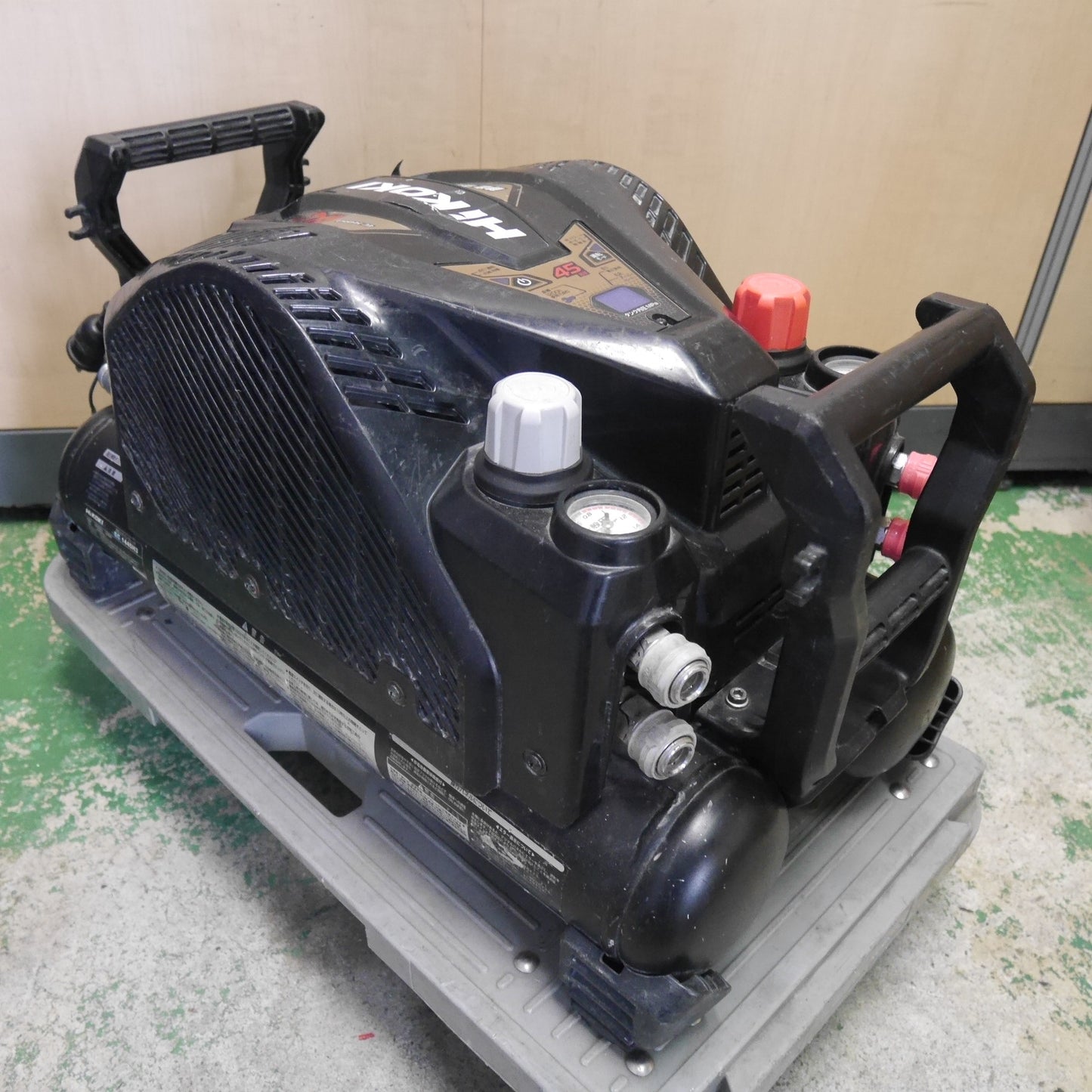 [送料無料] ☆HiKOKI ハイコーキ 高圧 エア コンプレッサー EC1445H3 改 45気圧 エアー ツール 工具 100V 現状品☆